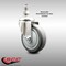 Service Caster 4 Inch 316SS Thermoplastic Rubber Wheel Swivel 1/2 Inch Threaded Stem Caster SCC SCC-SS316TS20S414-TPRB-121315 - alternate 2